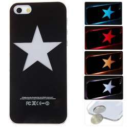 SENSE Flashing LED Star Hard Back Cover for iPhone 5 - O.C