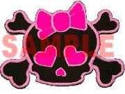 Italian Charms - Fits All 9mm Modular Bracelets - Photo -  PINK SKULL (CA)