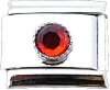 Italian Charms 9mm - Fits Nomination - Birthstone - MEDIUM ROUND - JULY - RUBY RED