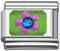 Italian Charms - Fits All 9mm Modular Bracelets - Enamel -  MOOD FLOWER (Z)
