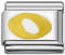 Italian Charms - Fits All 9mm Modular Bracelets - Letters - STYLE 2 GOLD O