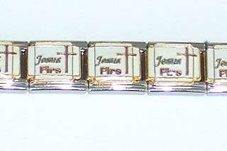 Italian Charms 9mm- Fits Nomination - JESUS FIRST - T