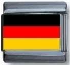 Italian Charms - Fits All 9mm Modular Bracelets - Flags - GERMANY