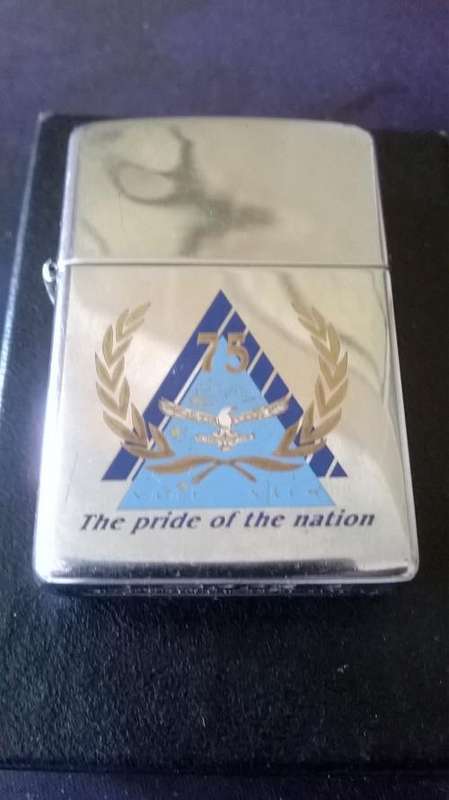 GENUINE Zippo Lighter - Original 1995 SA Air Force 75 Year Anniversary