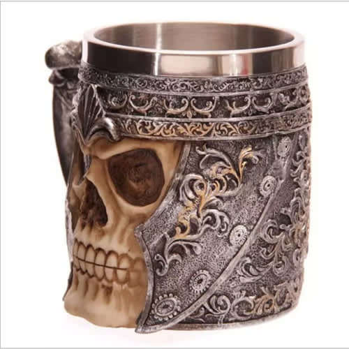 Stainless Steel 3D Drinking Tankard/Mug - GIFT FOR GOT FANS - WHITE WALKERS GONE BUT NOT FORGOTTEN