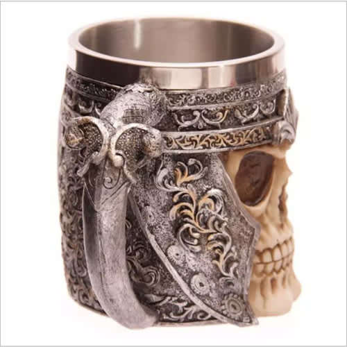 Stainless Steel 3D Drinking Tankard/Mug - GIFT FOR GOT FANS - WHITE WALKERS GONE BUT NOT FORGOTTEN