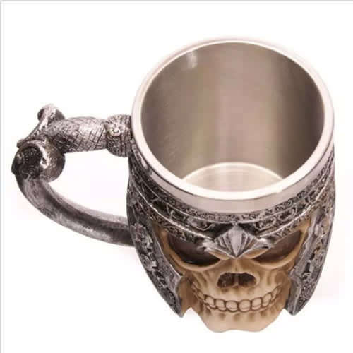Stainless Steel 3D Drinking Tankard/Mug - GIFT FOR GOT FANS - WHITE WALKERS GONE BUT NOT FORGOTTEN