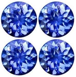 THE VAULT Offers 4 Pcs of Fabulous 100% Natural TANZANITE - Blue Violet - 0.32tcw - 1 Bid takes ALL