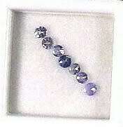 THE VAULT Offers 7 Pcs of 100% Natural TANZANITE - Blue Violet - 0.46tcw - 1 Bid takes ALL- FREE BOX