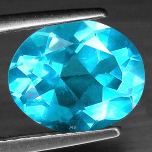 Stunning & Scarce, a 100% Natural AAA Neon Ocean Blue ZIRCON - 1.26ct - CAMBODIA - FREE BOX