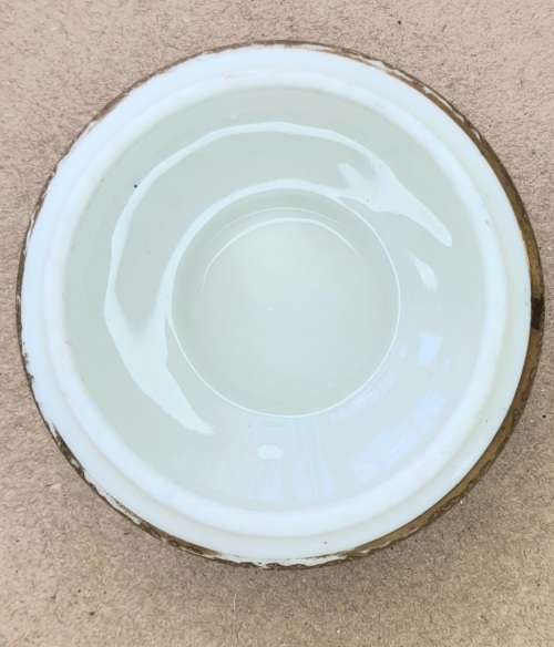 Incredible Original Vintage gold ROYAL PORZELLAN BAVARIA Trinket Bowl with lid - Marked