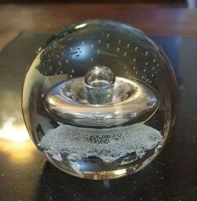 Breathtaking Caithness Scotland Paperweight 631g - "Starwatch"