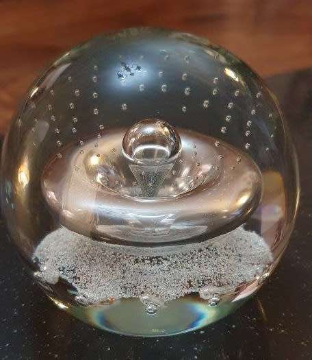 Breathtaking Caithness Scotland Paperweight 631g - "Starwatch"