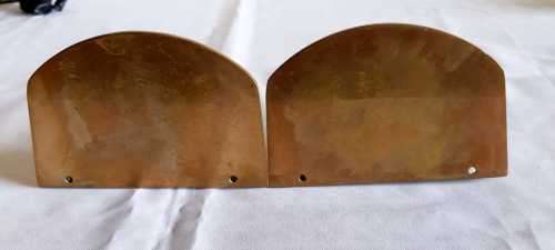 Impressive Pair of Brass Sconces