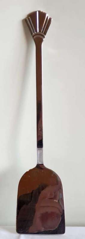 Functional Art : 33cm Long 18/8 Stainless Steel Carrol Boyes Spatula/Egg Lifter - Marked - VGC