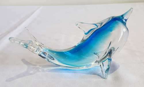 Stunning Hand Blown Murano Glass Dolphin (1) - VGC - All Appendages Fully Intact as Pics