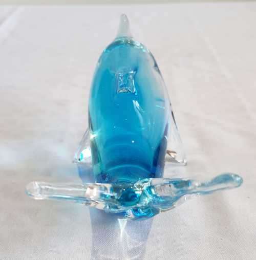 Stunning Hand Blown Murano Glass Dolphin (1) - VGC - All Appendages Fully Intact as Pics