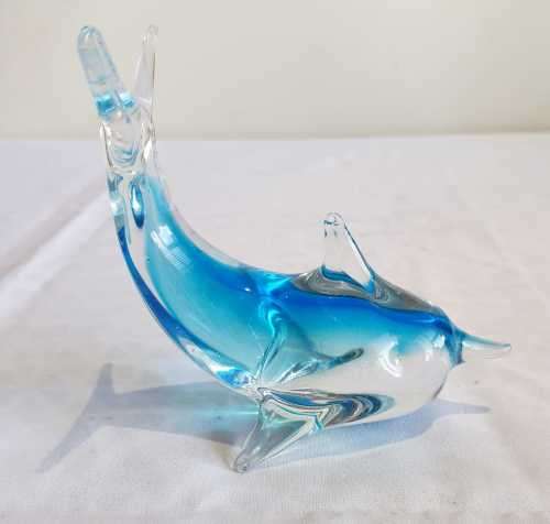 Stunning Hand Blown Murano Glass Dolphin (1) - VGC - All Appendages Fully Intact as Pics
