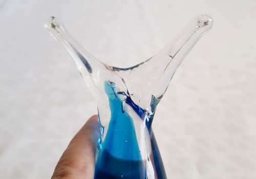 Stunning Hand Blown Murano Glass Dolphin (2) - VGC - All Appendages Fully Intact as Pics
