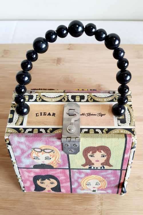 Guess what this bag is made from? Hand Made by a 12 year old - Ingenious!!!
