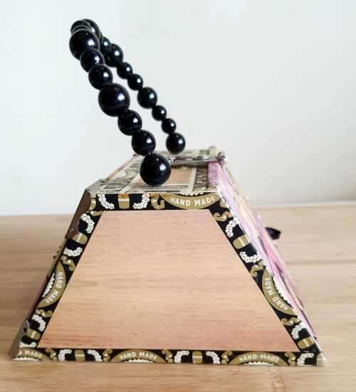 Guess what this bag is made from? Hand Made by a 12 year old - Ingenious!!!