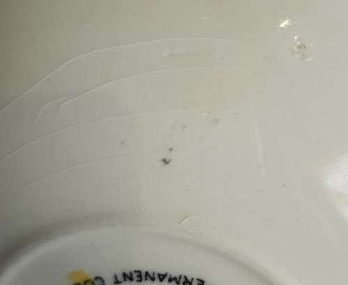 4 Demitasse Cups and Saucers - Scarce JandG Meakin 1960`s Retro Black and Yellow `Lotus`  - Marked