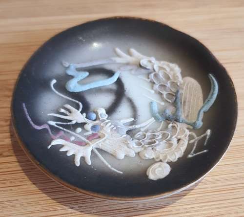Closing Down - ULTRA RARE Vintage Japanese Blue Eyed Moriage Dragonware 9pc Miniature Tea Set