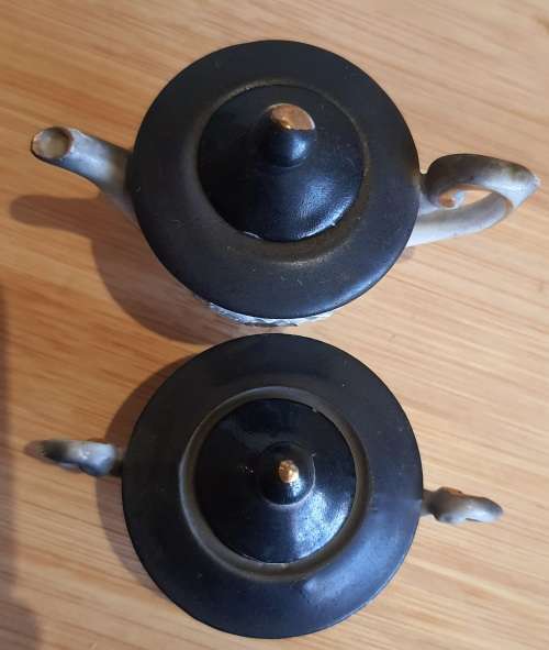 Closing Down - ULTRA RARE Vintage Japanese Blue Eyed Moriage Dragonware 9pc Miniature Tea Set