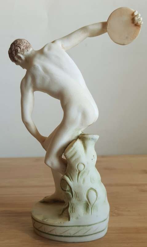 18cm Discobolus Sculpture Reproduction of Greek Sculptor Myrons work in Composite Materials