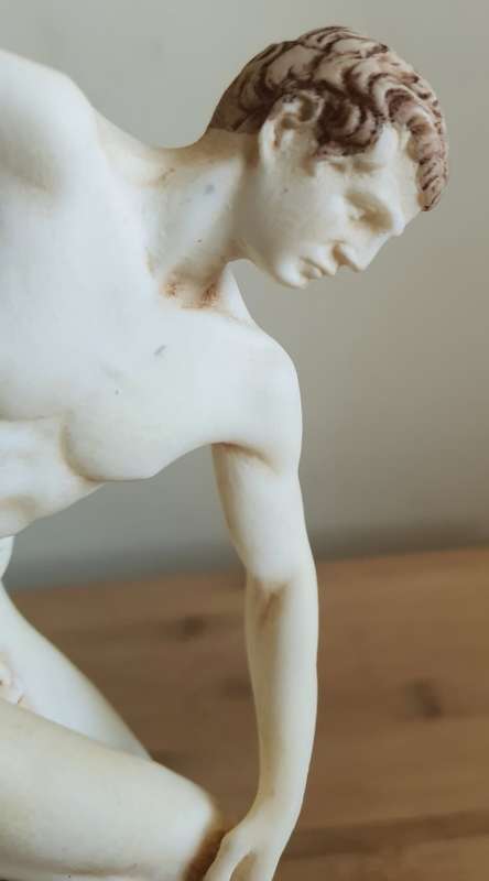 18cm Discobolus Sculpture Reproduction of Greek Sculptor Myrons work in Composite Materials