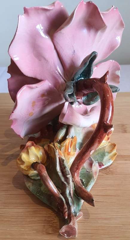 Incredibly Detailed Hand Crafted `Fallen Rose` - Detail is Amazing - Proof it is Handmade