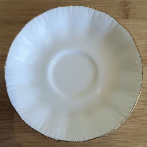 Ultra Rare Vintage Royal Albert Paragon Stoke on Trent White with Gold Trim Duo c.1960 - Marked