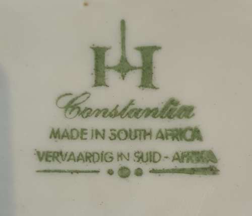 Proudly South African 1.322kg Vintage Constantia Meat Platter with Cottage Detail - Marked