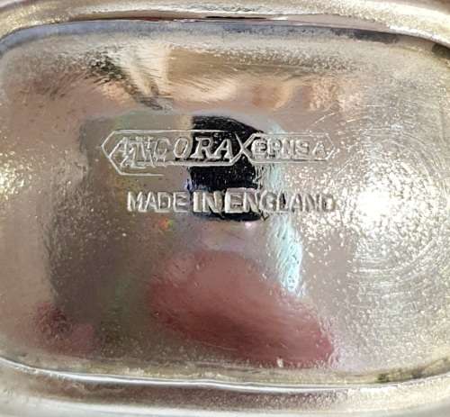Vintage Angora EPNS Made in England Gravy Boat and Tray - Marked