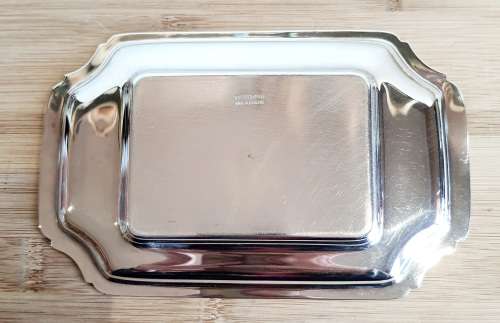 Vintage Angora EPNS Made in England Gravy Boat and Tray - Marked
