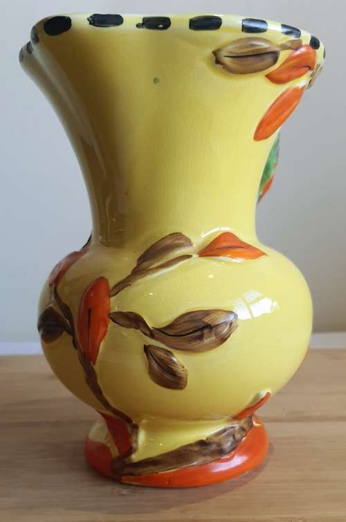 Eye Catching 22cm WADEHEATH Jug with Gorgeous Bird Handle c.`34 - Marked