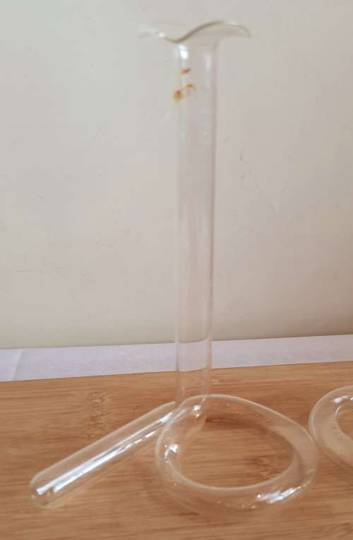 From Yesteryear - 5 Vintage Paper Thin Glass Pieces - 3 Vases and 2 Swans