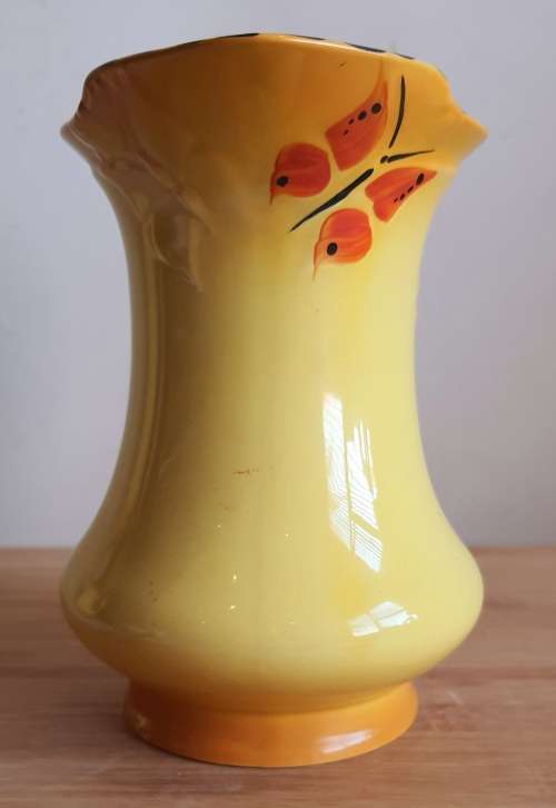 Eye Catching Burleigh Ware Jug with Gorgeous Parrot Handle c.1930`s - Marked