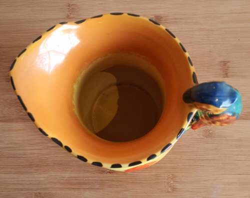 Eye Catching Burleigh Ware Jug with Gorgeous Parrot Handle c.1930`s - Marked