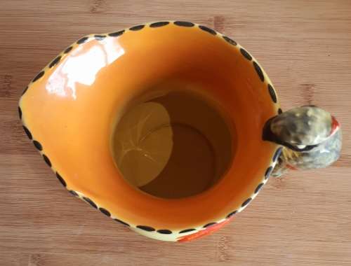 Vibrant Burleigh Ware Jug with Stunning African Grey Handle c.1930`s - Marked