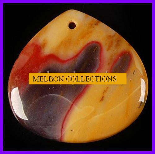 OUTSTANDING PIECE - Mookaite Jasper Pendant Bead - DON'T MISS THIS ONE!!!