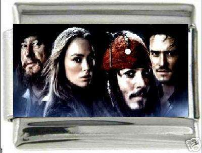 Italian Charms & Bracelets - Enamel - PIRATES OF THE CARRIBEAN