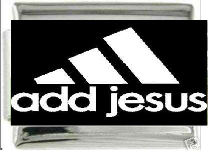 Italian Charms & Bracelets - Enamel - ADD JESUS