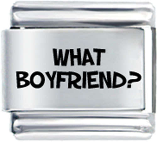 Italian Charms & Bracelets - Laser - WHAT BOYFRIEND?