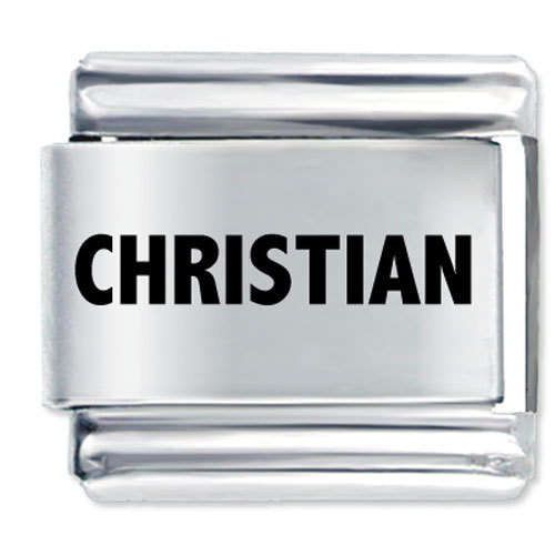 Italian Charms & Bracelets - Laser - CHRISTIAN