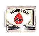 Italian Charms - Fits Nomination - Enamel - BLOOD TYPE A+