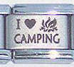 Italian Charms - Fits Nomination - Laser - I LOVE CAMPING