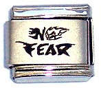 Italian Charms - Fits Nomination - Laser - NO FEAR