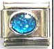 Italian Charms - Fits Nomination - Birthstone - SEPTEMBER SAPPHIRE OVAL