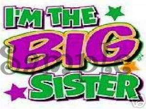 Italian Charms 9mm - Fits Nomination - Enamel - I'M THE BIG SISTER